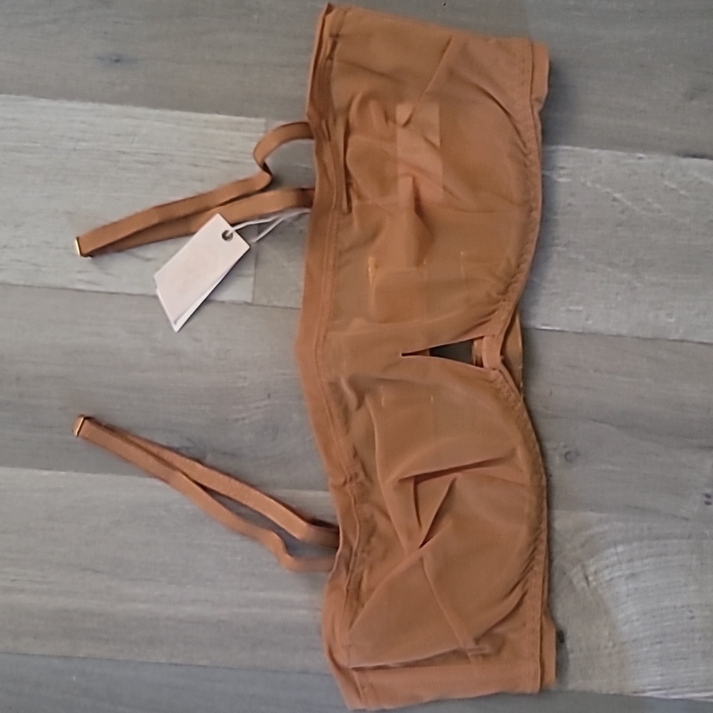 HAH By Free People Wired Bra - Sugar Brown NWT 30-38B - Picture 2 of 4